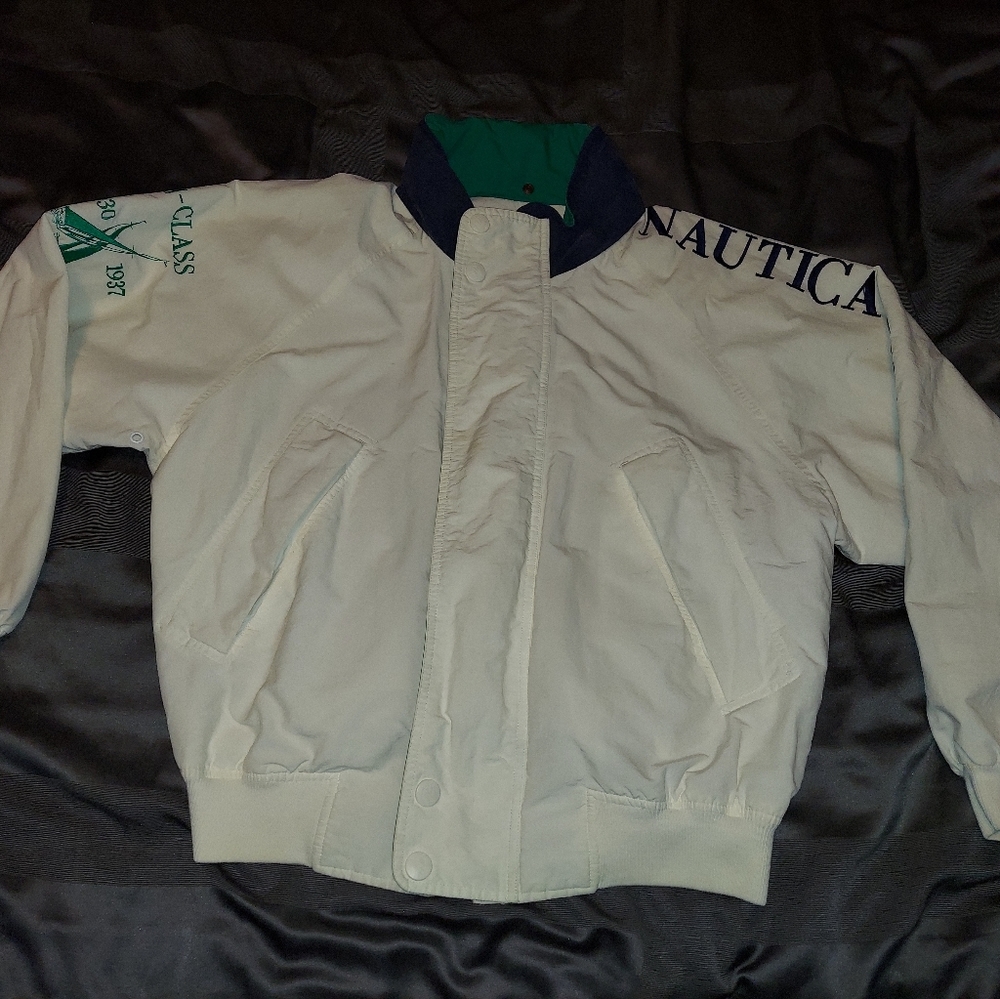 Vintage Nautica Challenge J-Class Windbreaker Men's Large Jacket